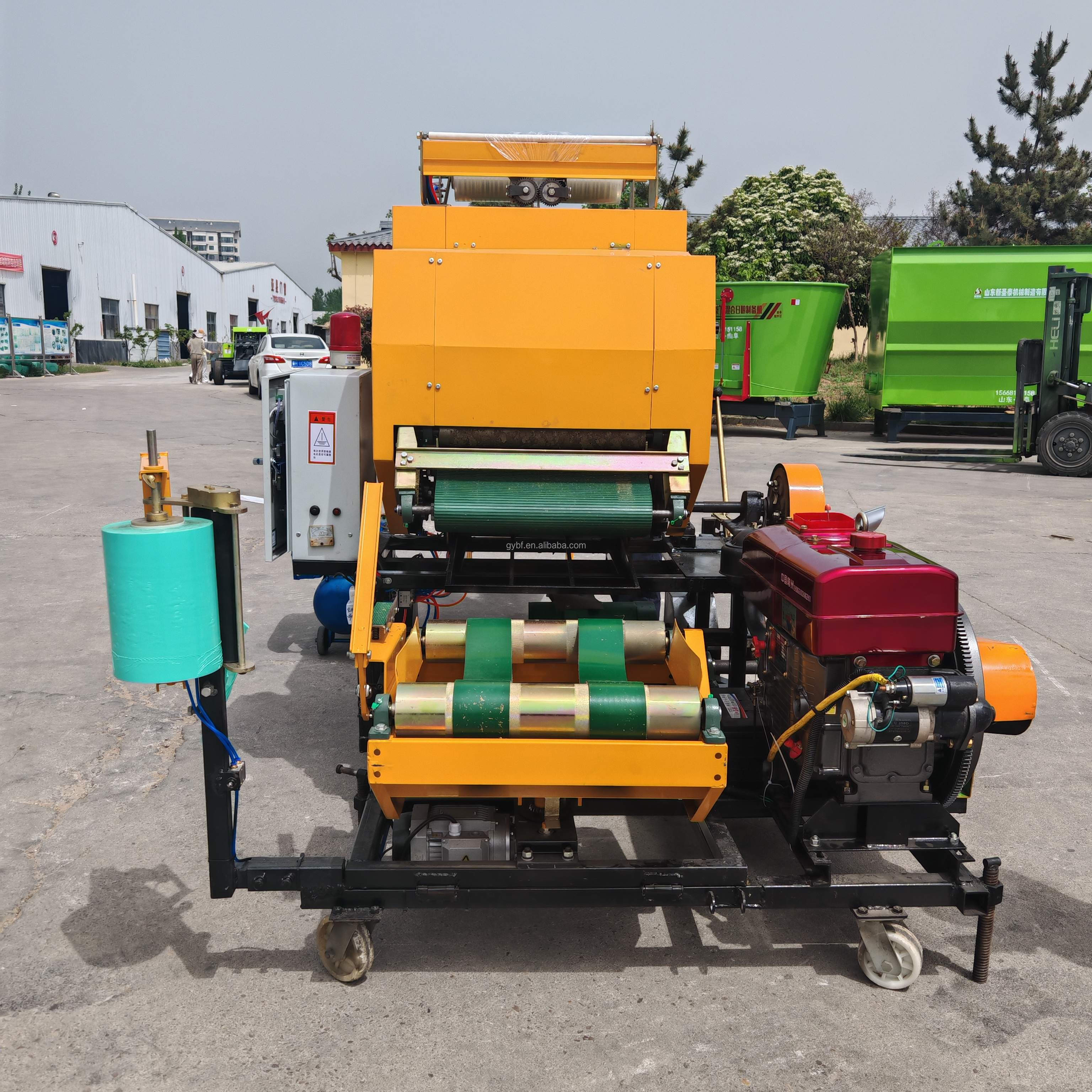 Silage Baler Machine - Automation Corn Silage Baler Equipment Electric
