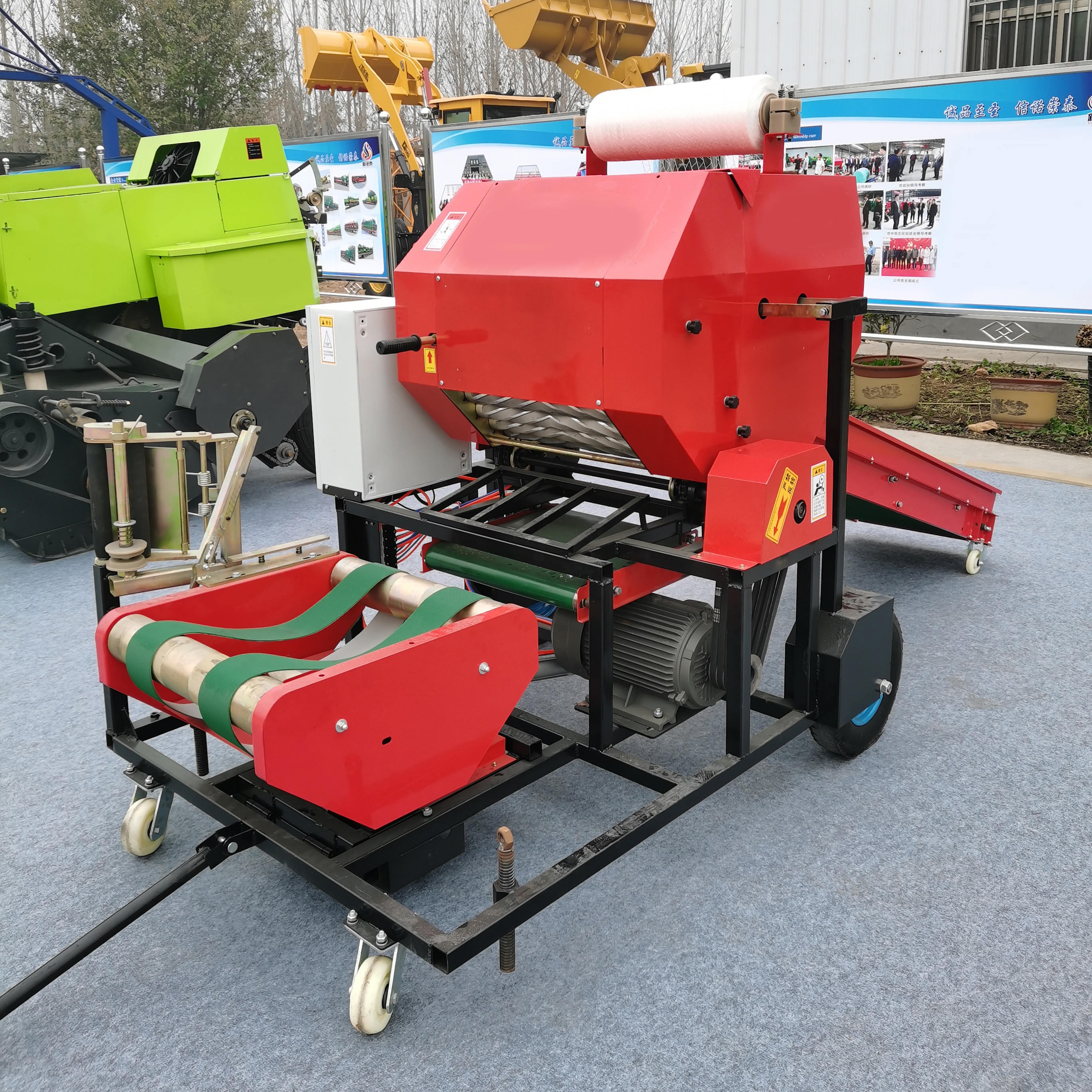 Silage Baler Machine - Green Storage Corn Stalk Baler Silage