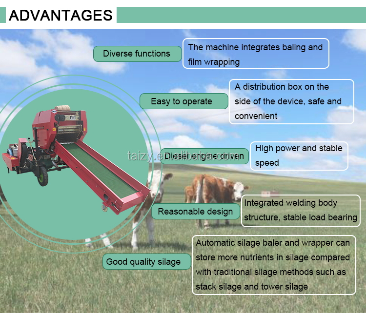 2026 SELL 2026 Full Automatic  - مراجعة Silage Baler Machine وسعره