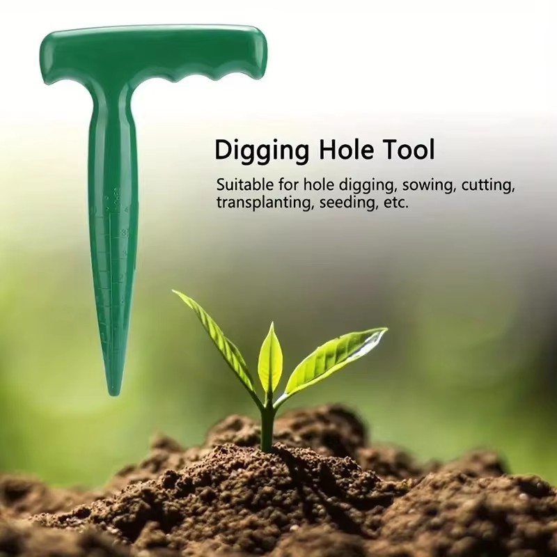 Soil Seeding Hole Punch Rake A - مراجعة Vegetable Transplanter وسعره