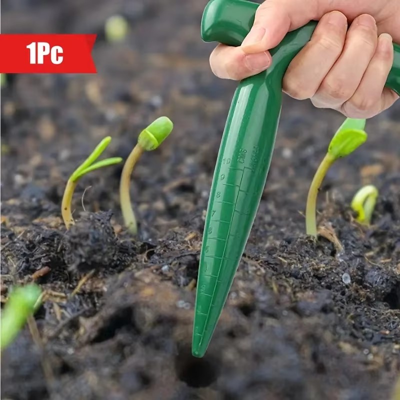 Soil Seeding Hole Punch Rake A - مراجعة Vegetable Transplanter وسعره