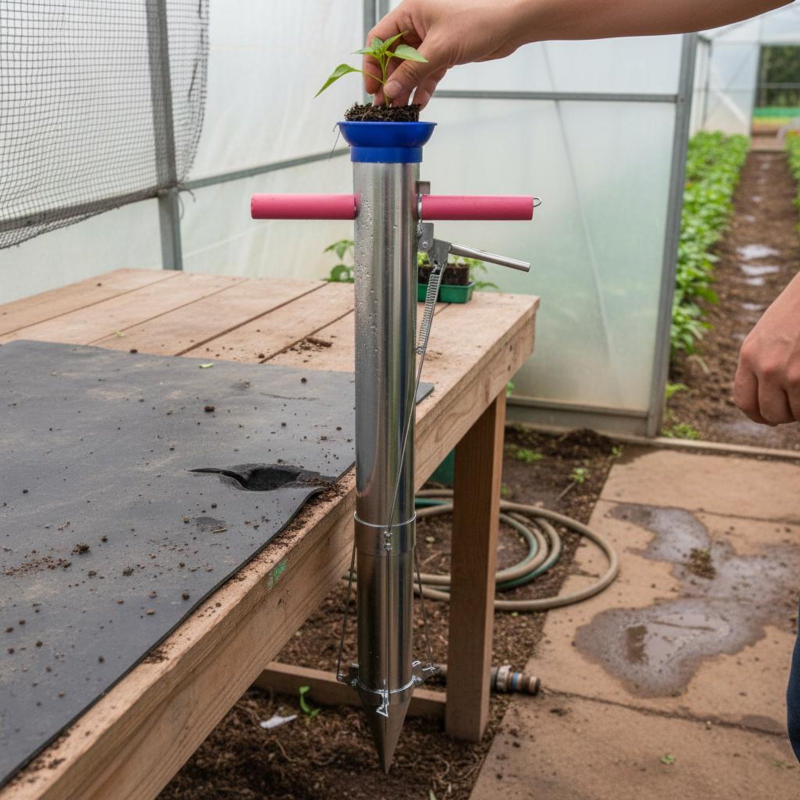 Manual Vegetable Planter Easy  - مراجعة Vegetable Transplanter وسعره