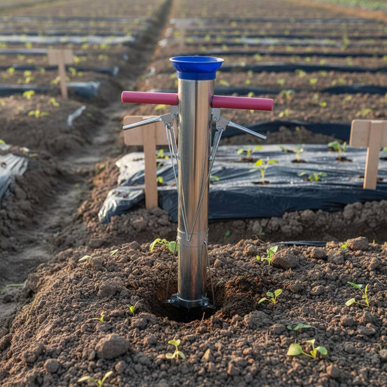 Manual Vegetable Planter Easy  - مراجعة Vegetable Transplanter وسعره