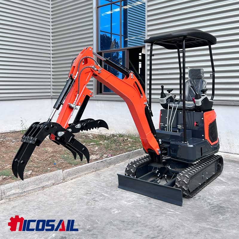 Multi-Use 1-2ton Mini Excavato - مراجعة Us Agriculture Farming Job وسعره