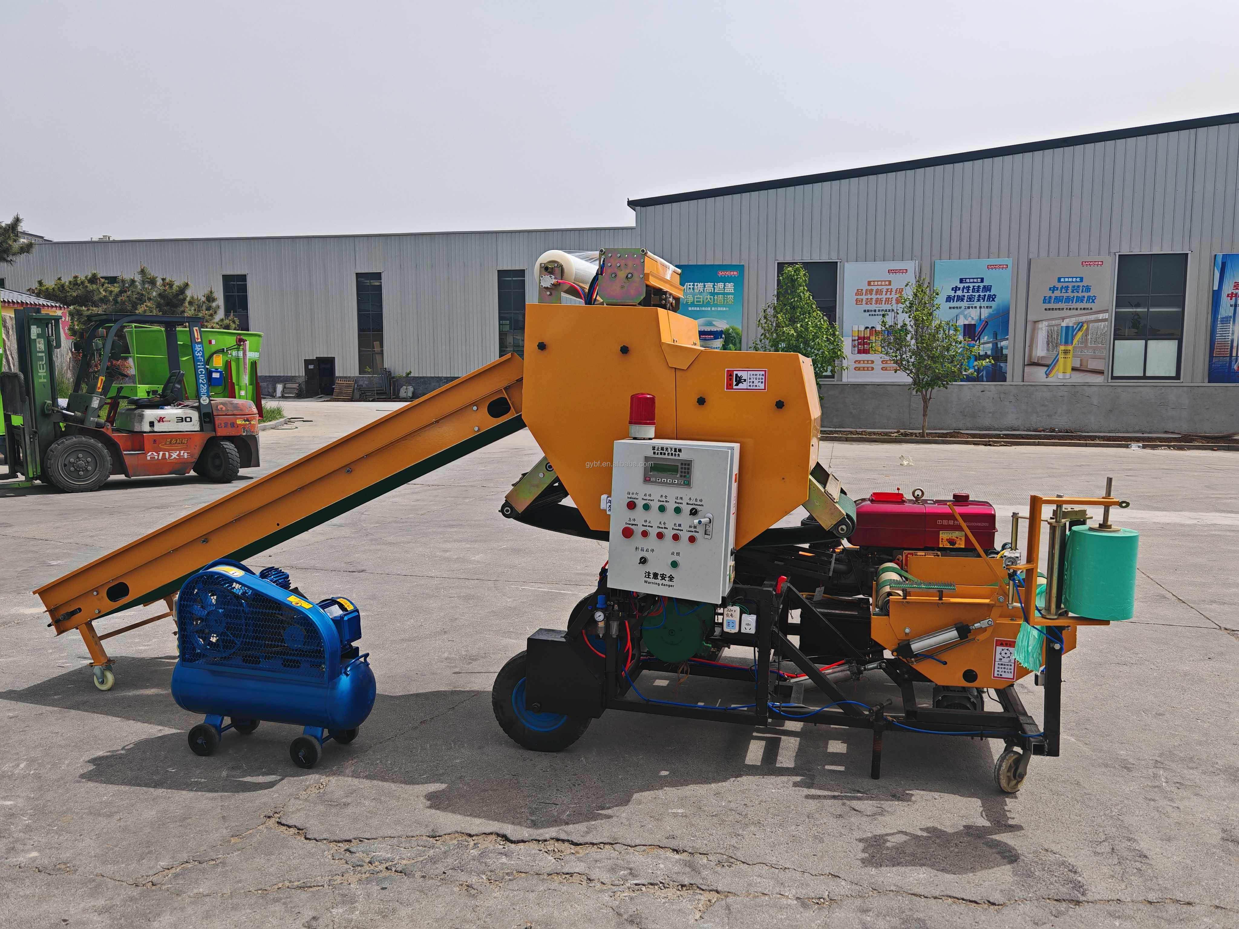 Automation Corn Silage Baler E - مراجعة Silage Baler Machine وسعره