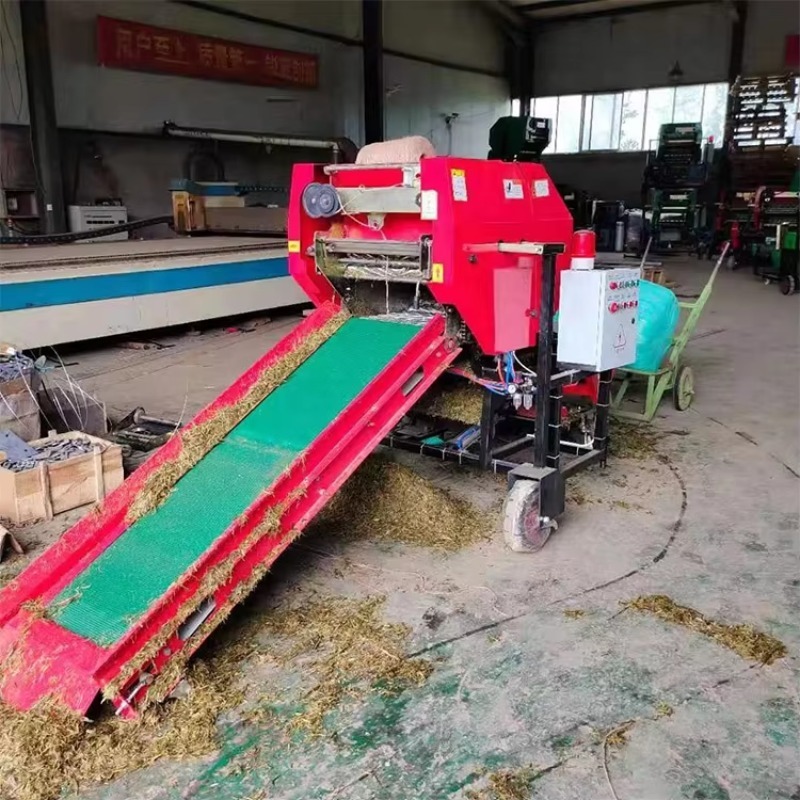 2025 Full Automatic Dies-el En - مراجعة Silage Baler Machine وسعره