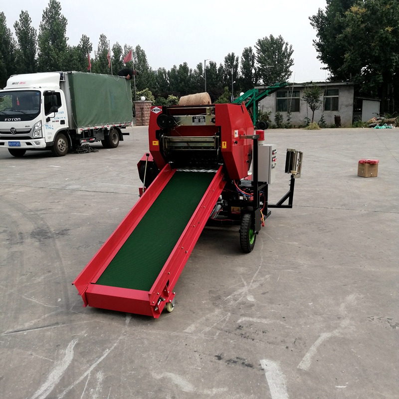 Green Storage Corn Stalk Baler - مراجعة Silage Baler Machine وسعره