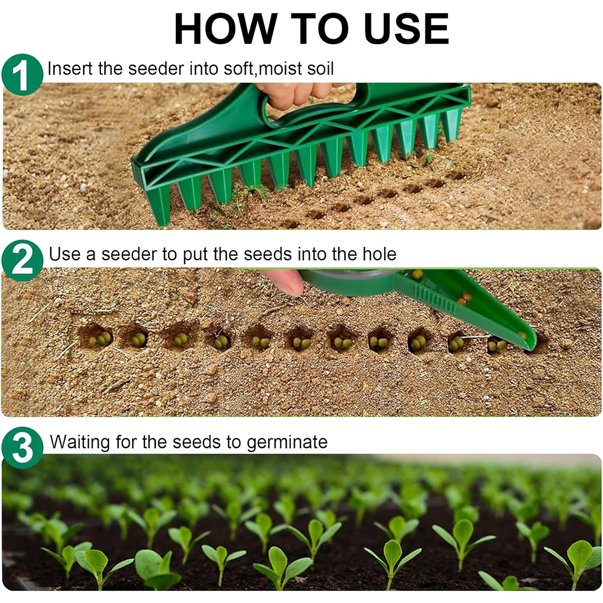 Manual Seeder Plant Seeds Sow  - مراجعة Vegetable Transplanter وسعره