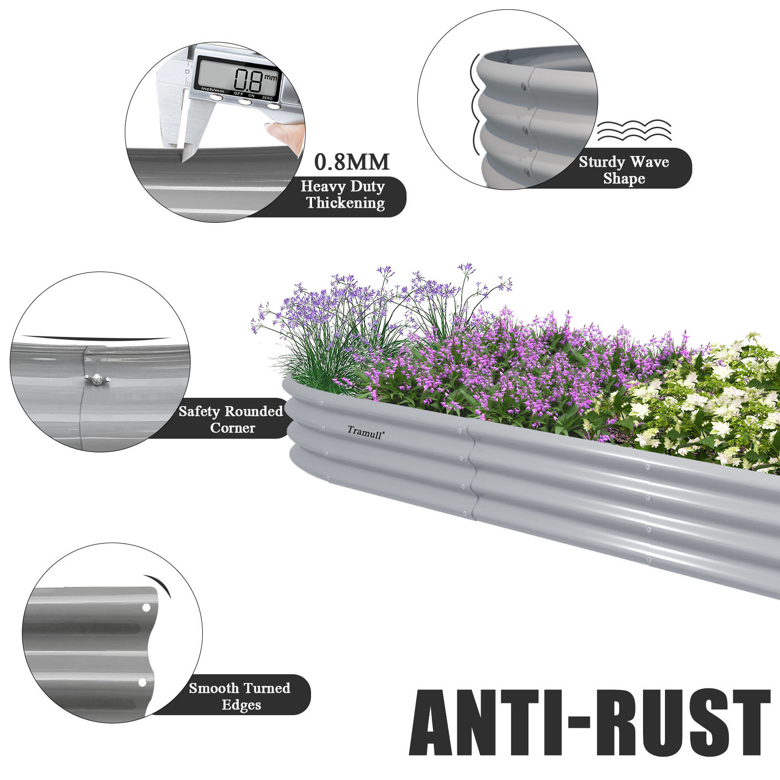 12x2x1FT Galvanized Raised Gar - مراجعة Vegetable Transplanter وسعره