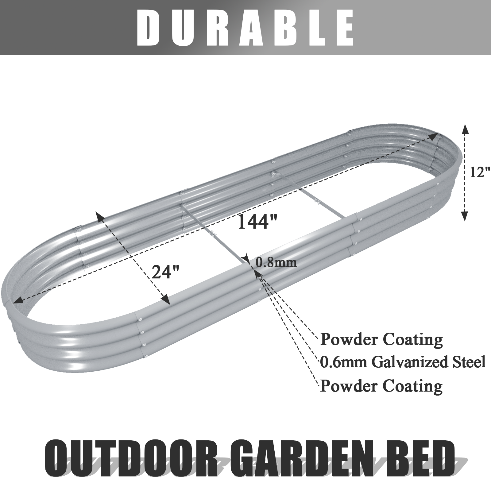 12x2x1FT Galvanized Raised Gar - مراجعة Vegetable Transplanter وسعره