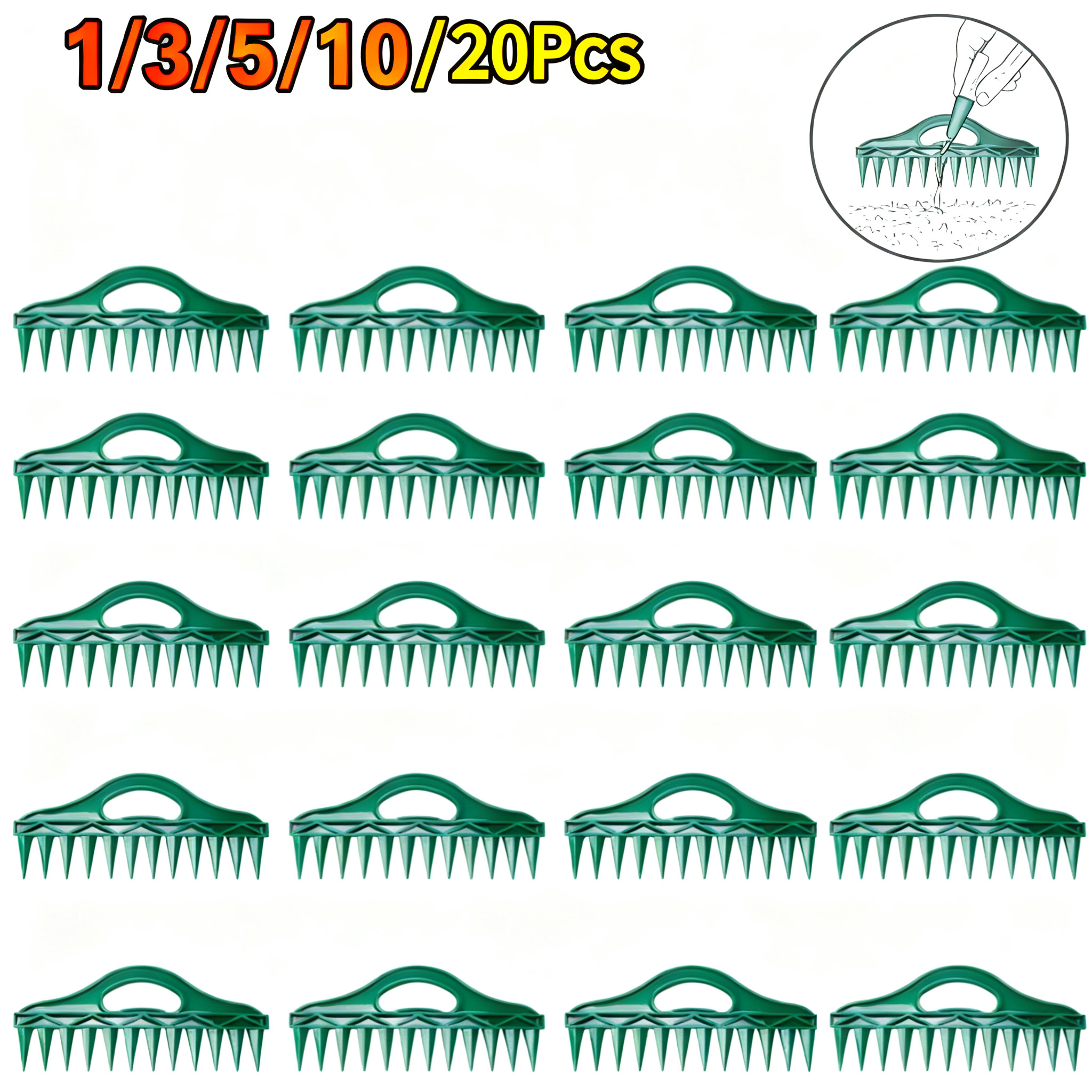 1/3/5/10/20Pcs Manual Seeder P - مراجعة Vegetable Transplanter وسعره